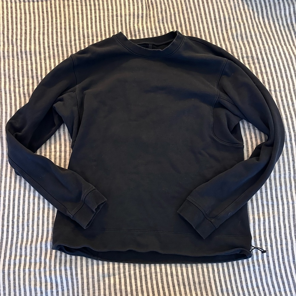 Lululemon Mens Black Crewneck Sweatshirt